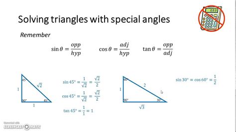Solving for Angles